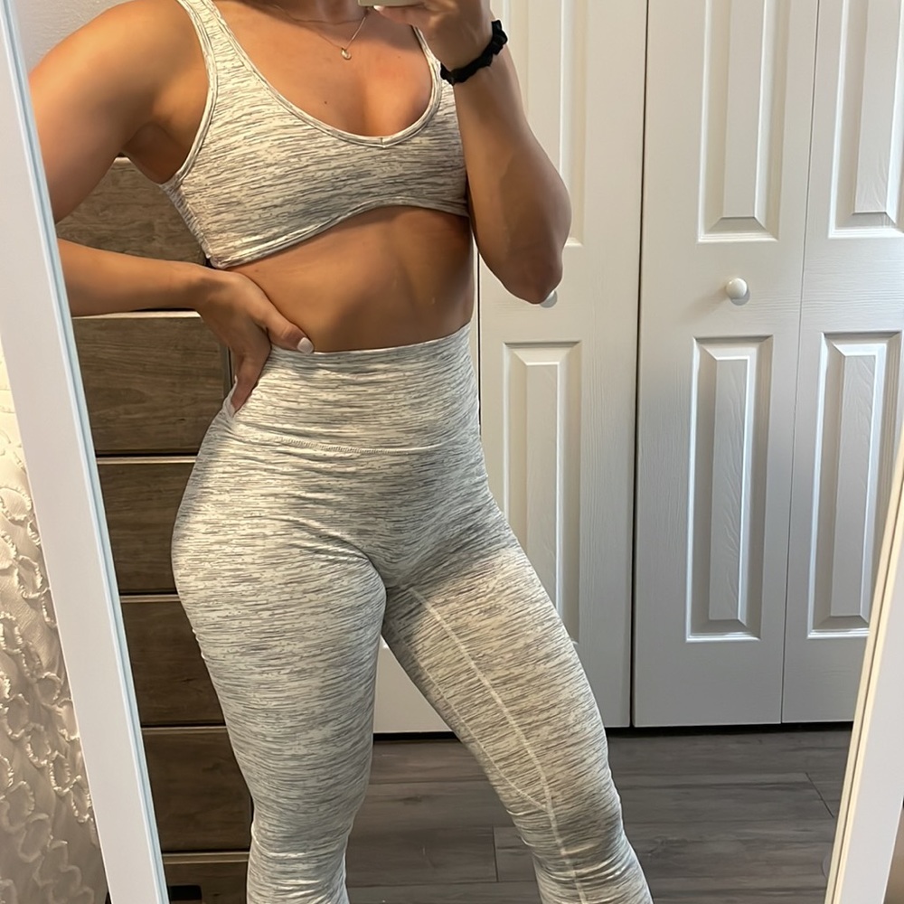 CSB White Marl Leggings